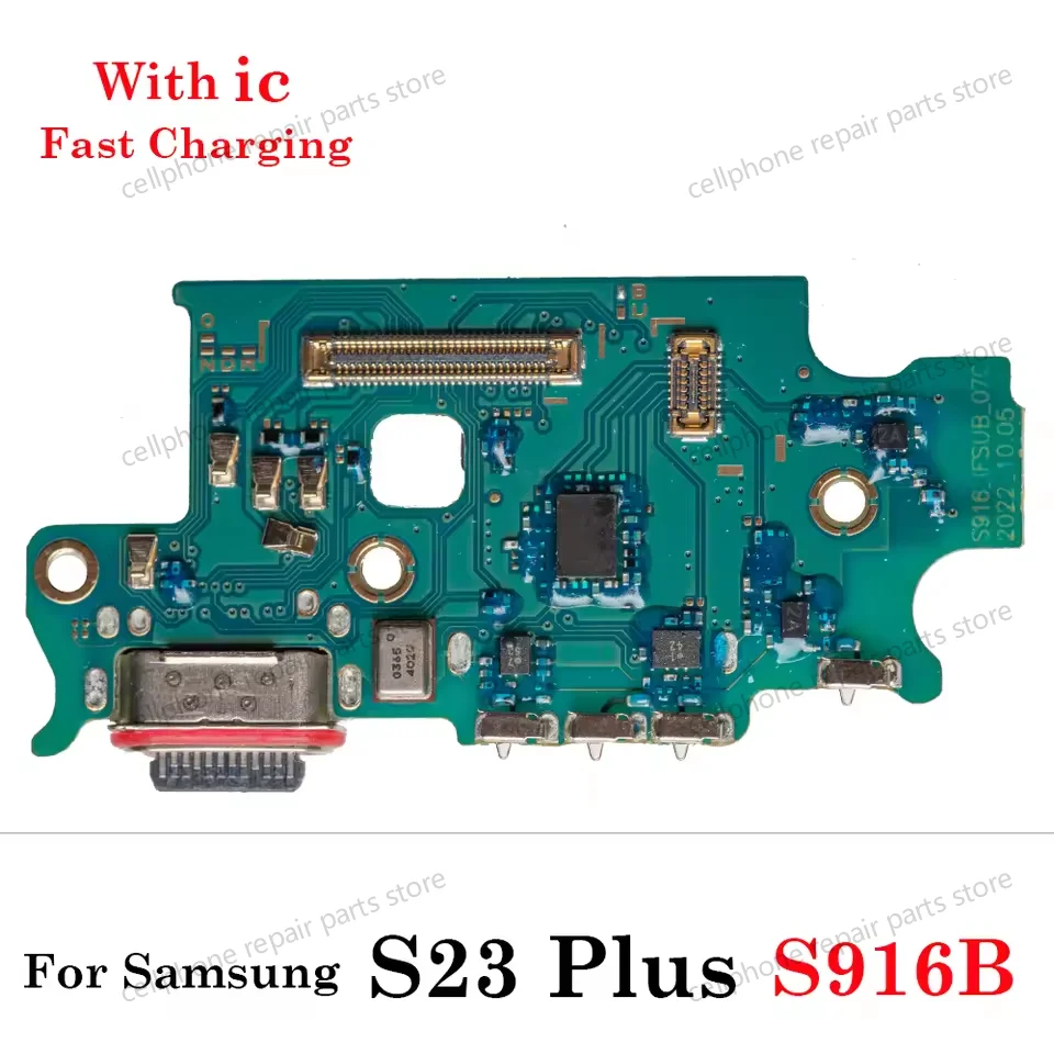 Brand USB Dock Connector Charging Port For Samsung Galaxy S23 Plus Ultra S23 FE S911B S916B S918B S711B Charger Flex Cable
