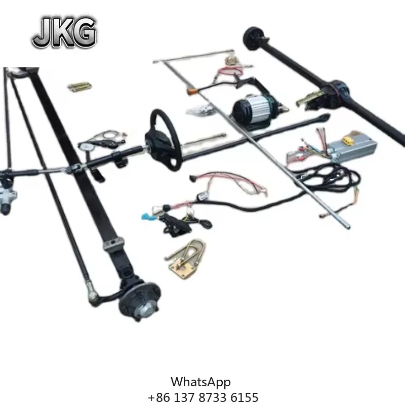 

Gocart Golf Cart Bus Ev Rear Motor Solid Axel Electric Differential Motor 48v/60v/72v 500w/650w/800w/ Set For Vehicle Tricy