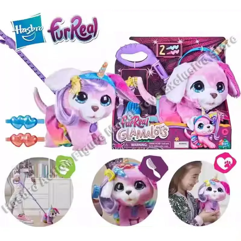 In Stock Hasbro FurReal Tamagotchi Friend Sound Push Walking Plush Pretty Decorated Pet Puppy Toys Wholesale