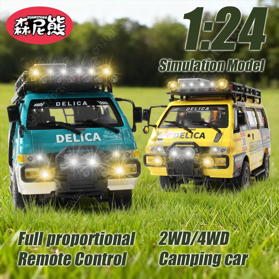 

SENNIXIONG 1:24 Классический внедорожник с дистанционным управлением Коммерческий автомобиль MPV RTR Скорость Дрифт Кемпинг Фургон Альпинистский грузовик Игрушка в подарок