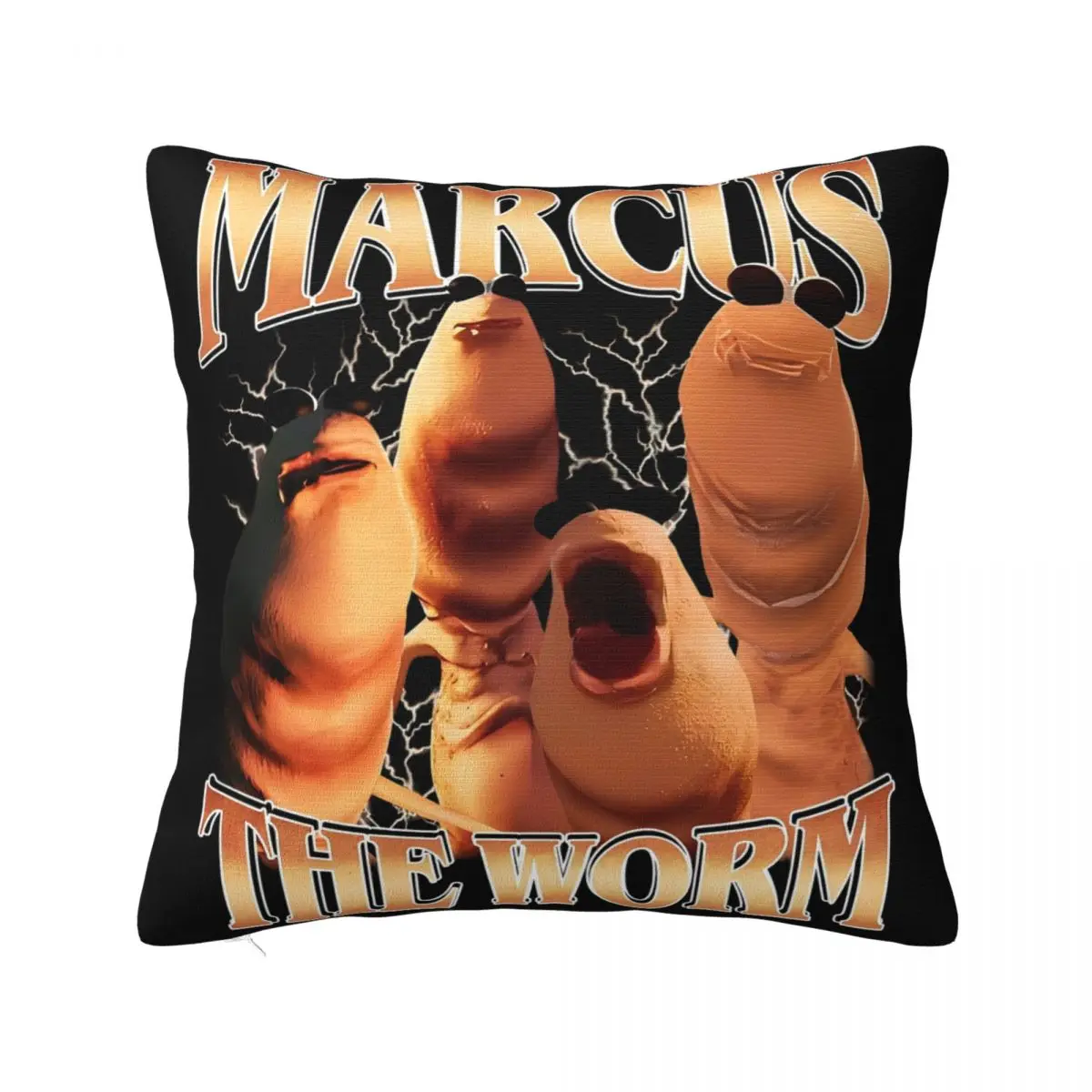 Marcus The Worm Meme Pillowcases Car VRChat Legends Cushion Cover Cool Decor Throw Pillow Case 40*40