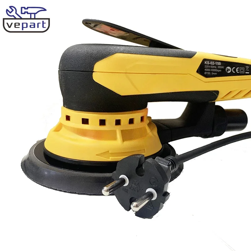 Multi-function Random Orbital Sander Brushless Variable Speed Corded Orbital Sanders For FinishingCorners Car,wood 350W