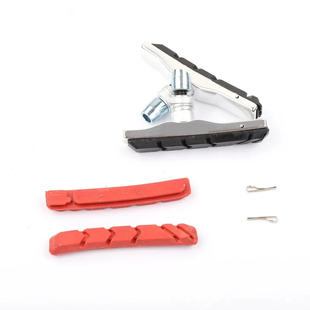 Parts Replaceable Bicycle Brake Aluminum Rubber Sheet V-Brake Pads Bicycle Brake Blocks Bicycle Brake Pads Bike Brake Shoes