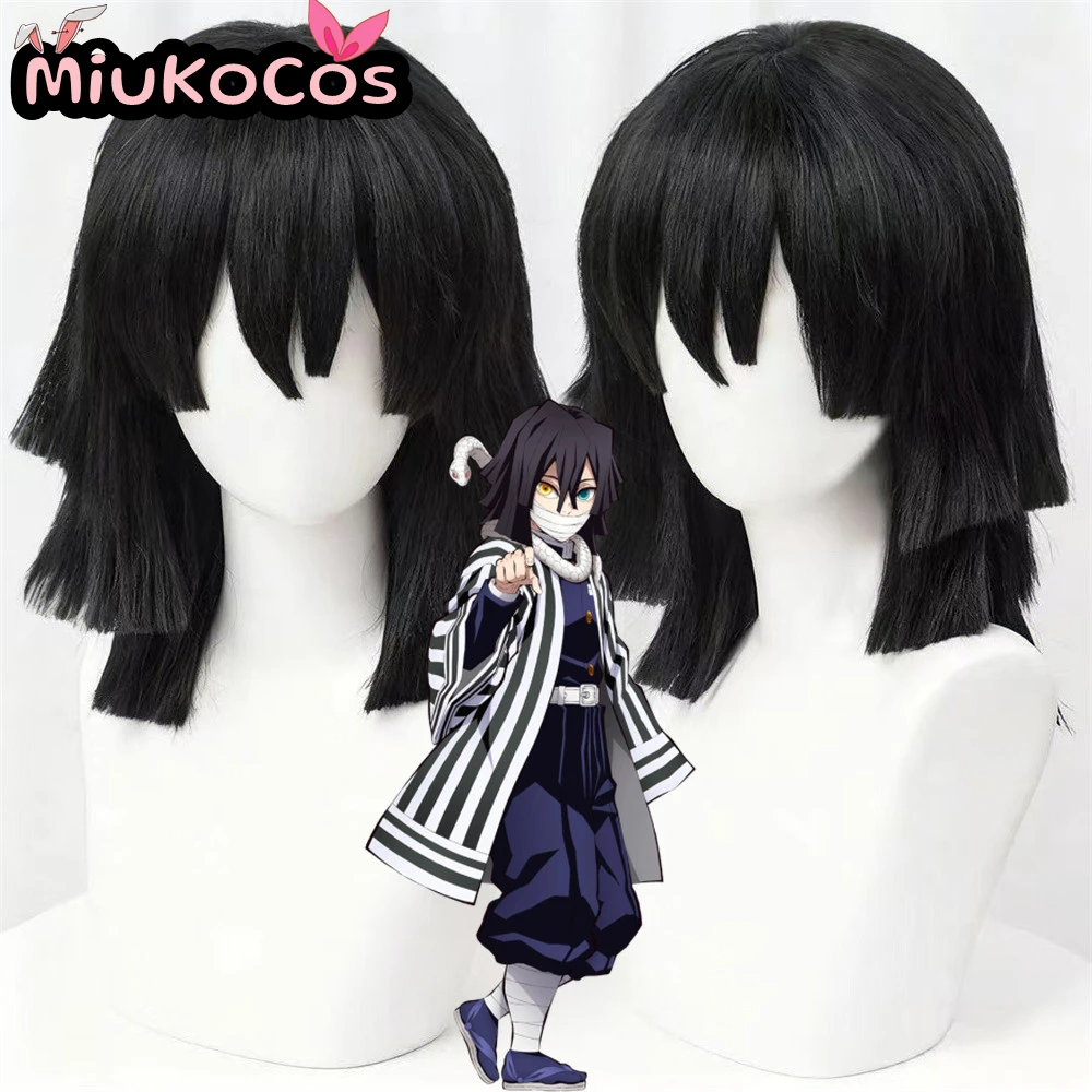 

IN STOCK Obanai Iguro Cosplay Wig MiukoCosplay Anime Demon Slayer Cosplay