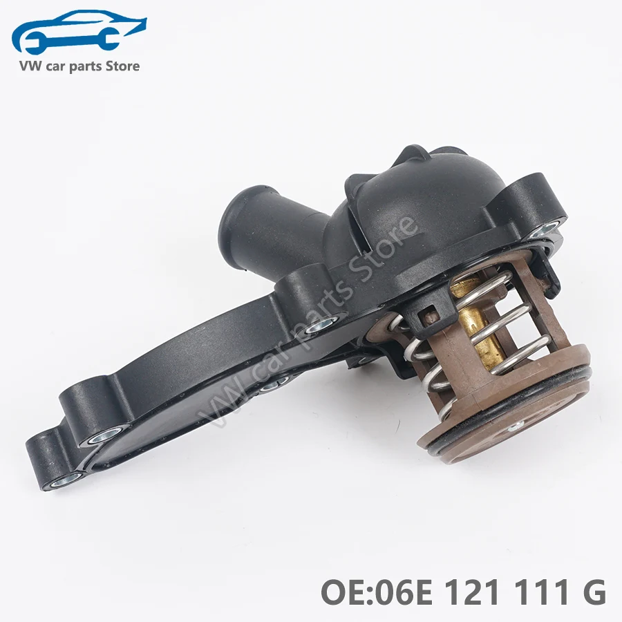 

06E121111G NEW Engine Coolant Thermostat Assembly Housing 2.4 2.8 Displacement For Audi A4 A6 A8 Quattro 3.2 V6 06E 121 111 G