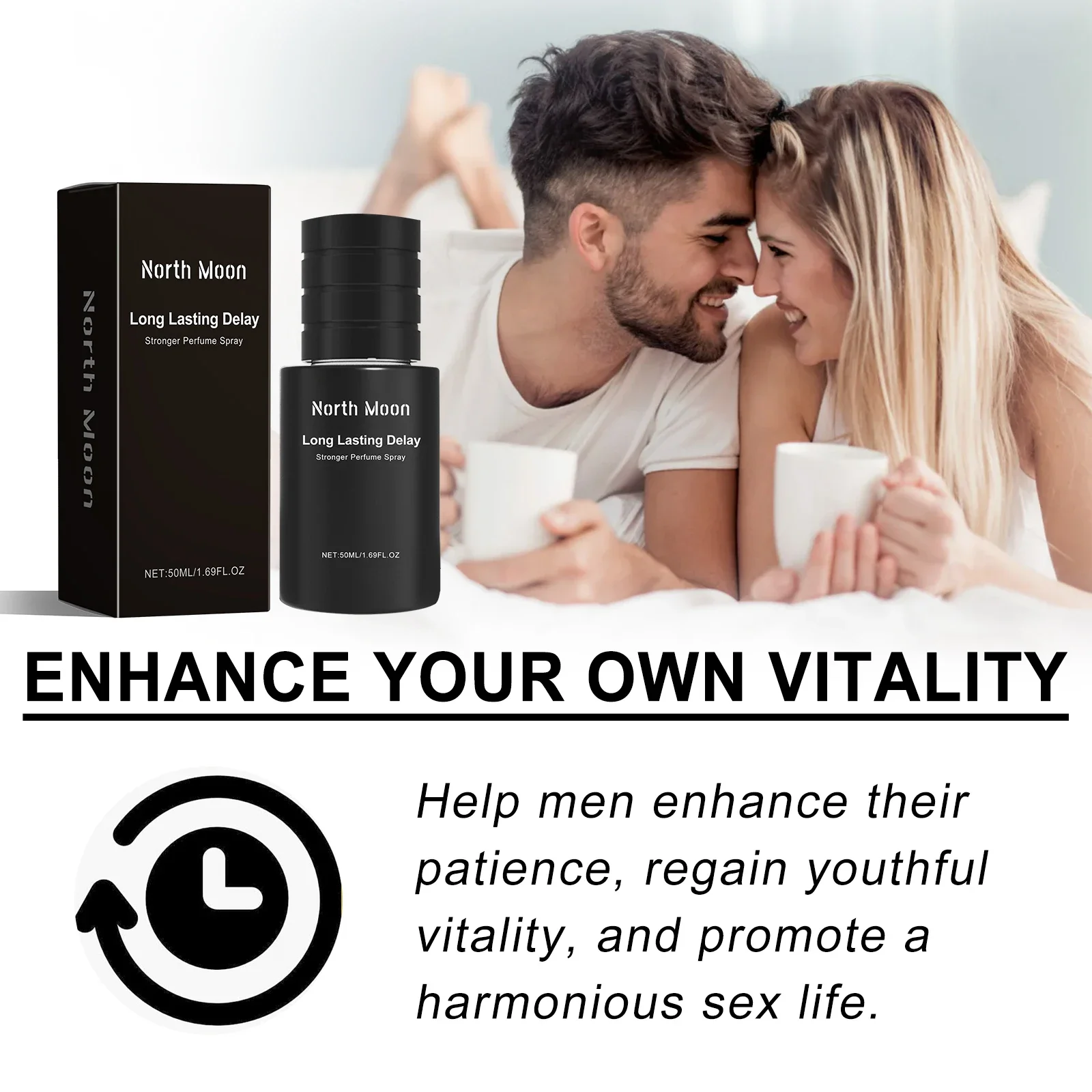 Eau de sexuellement Originale pour Homme et Femme, Dépistolet ants Durables, Spray Corporel, Huile, Cadeau, 50ml