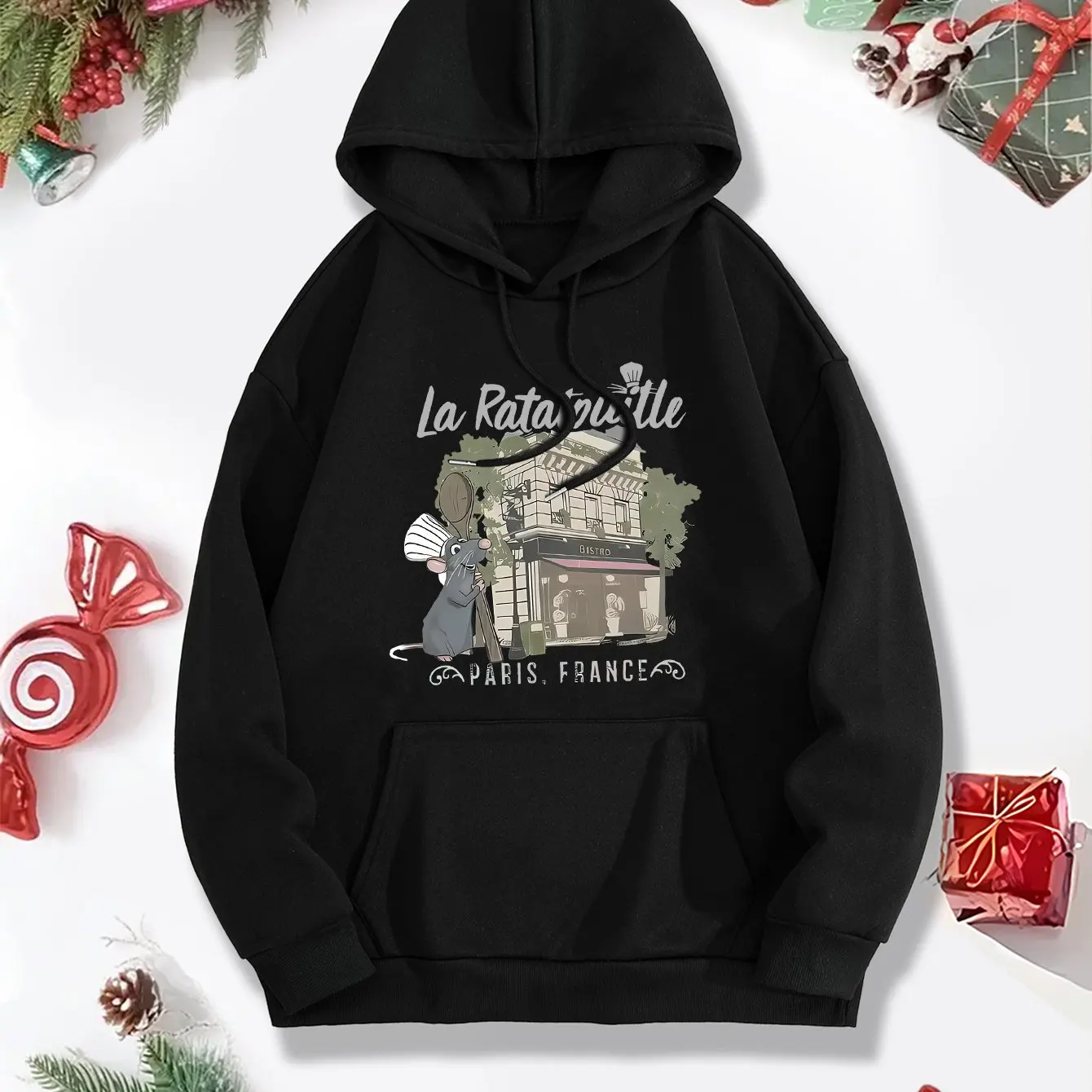 Disney Food Story Remy Vrouwen Hoodie Herfst Winter Fleece Casual Unisex Sweatshirt Kleding Hoody Oversized Streetwear