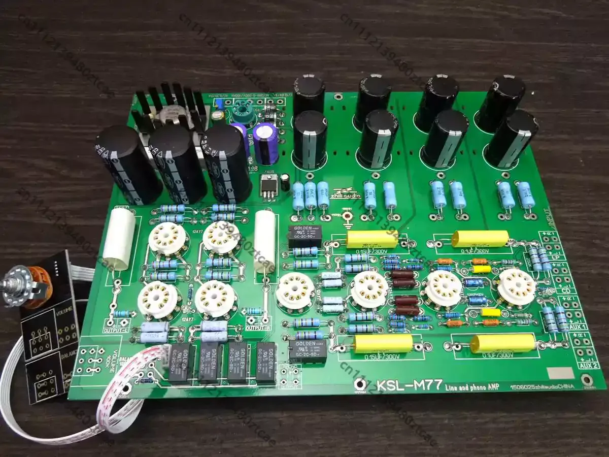 A26D M77 Tube Preamp MM Phono DIY Kit Full Schematic No Tube Stereo Audio Assembly Parts