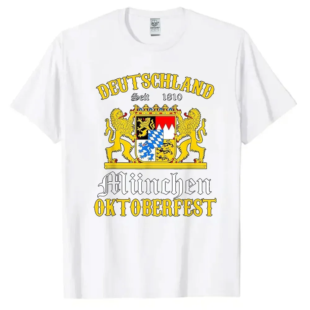 Oktoberfest Deutschland German Beer Festival Men High Quality T-Shirt Size XS-3XL Summer Fashion O-neck Men Clothing Tee Tops