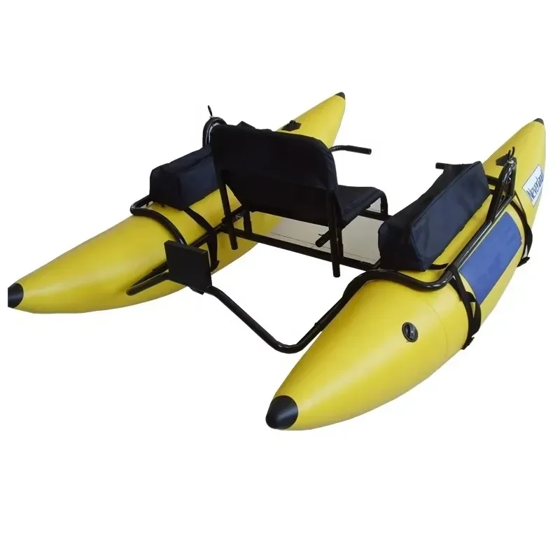 PVC Inflatable Fishing Boat with CE Certification Inflatable Pontoon Boat