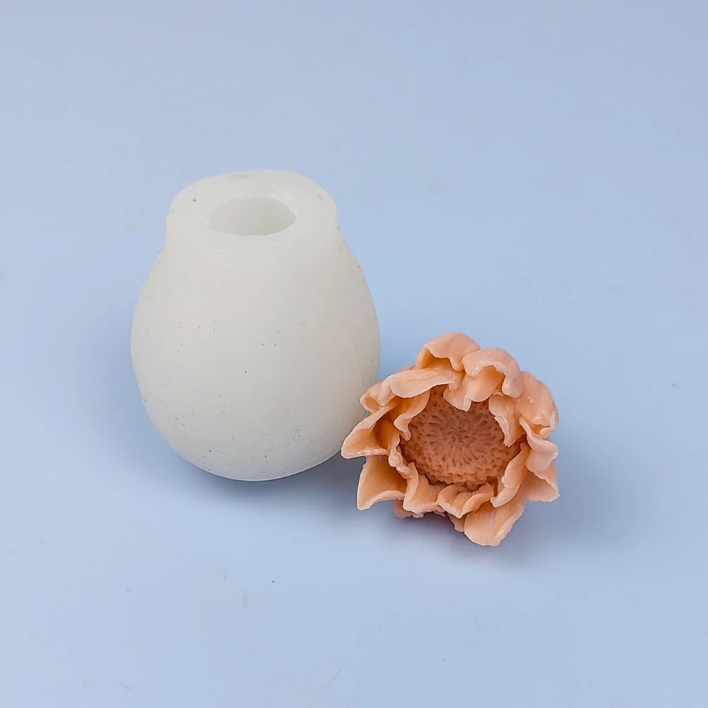 HC0285 PRZY Mold Silicone Big&Small Sunflower Flower Soap Molds Decoration Plant Flowers Candle Moulds Bouquet Making Clay Resin