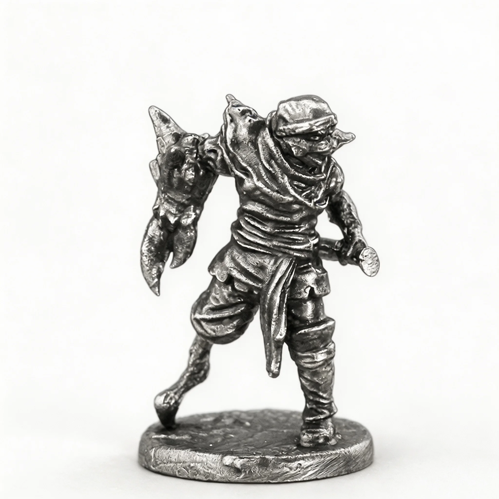Metal Chaos Pirate Captain Soldier Miniature Figure Toy Gift Tabletop Game Chess Piece Ornament