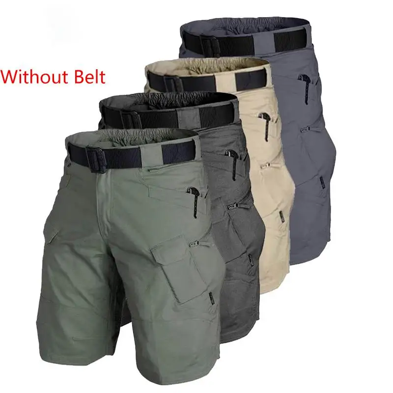 New Men Summer Outdoor Cargo Military Shorts Male Tactical   Waterproof Urban Shorts Trekking Camp Hiking Pants Multi Pocket 6XL