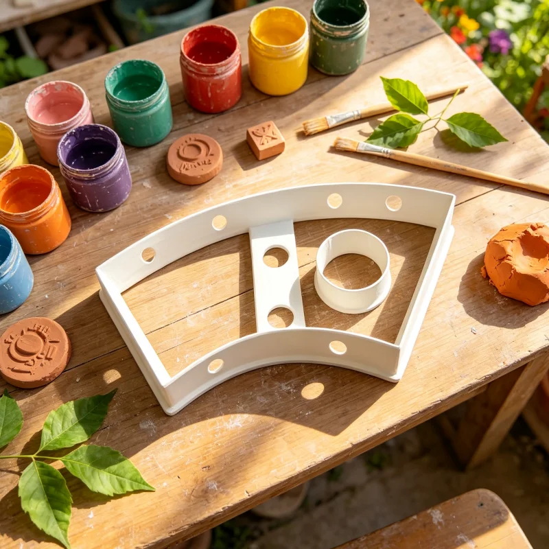 1set-Clay Cutter, Pot-Shaped Clay Slab Cutting Template Tool, Can Be Used to Make Coffee Cups and Tea Cups.