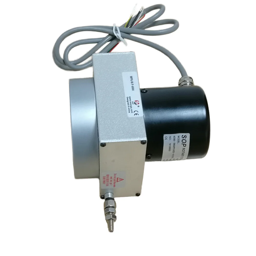 Potenciômetro do fio da tração do sensor da medida do comprimento de WPS 6000MM para o elevador