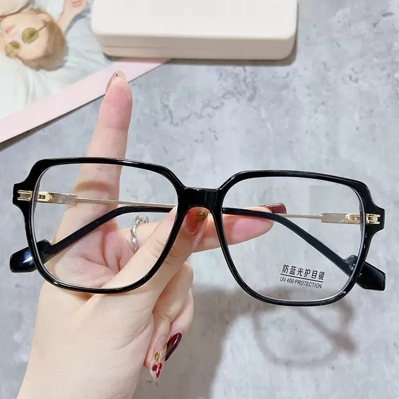 seemfly Computer Blue Blocking Light Glasses Men Eyeglasses Frame Transparent Opticos Para Mujer Vintage Square Glasses Women