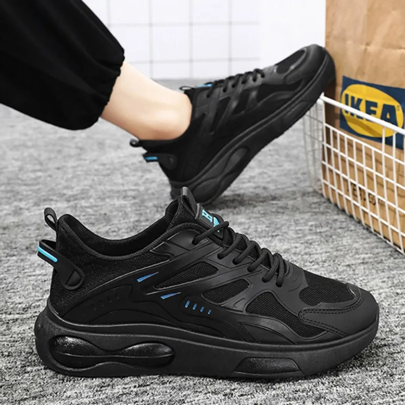 Summer New Men Casual Platform Sneakers Fashion Breathable All-match Air Cushion Running Shoes Tennis Shoe Zapatillas De Deporte