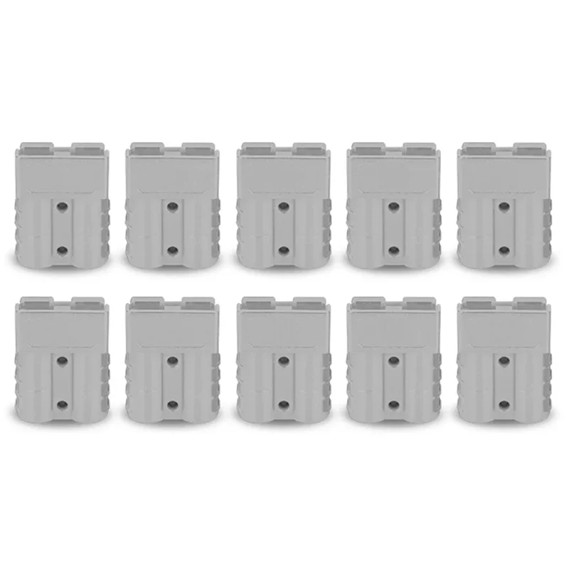 AB47-10PCS أندرسون نمط موصل قابس مجموعة كيت 50A مع أندرسون مقبض رافعة شوكية شحن البطارية موصلات سريعة مجموعة رمادي
