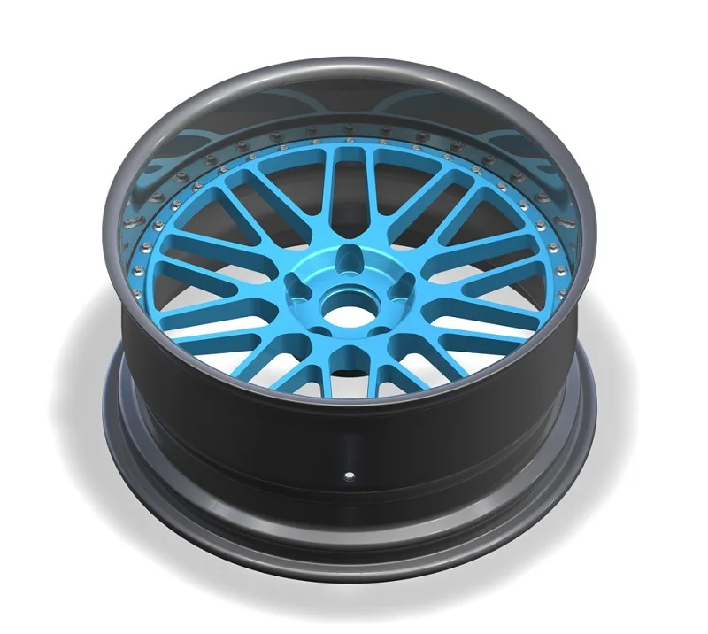 أسود أزرق ذهبي 112 مللي متر 5x112 R17 زول متداخلة سبيكة الركاب Pcd112 5*112 ماج راينز حافة عجلة السيارة 17 18 19 20 بوصة Pcd 5/112 #3