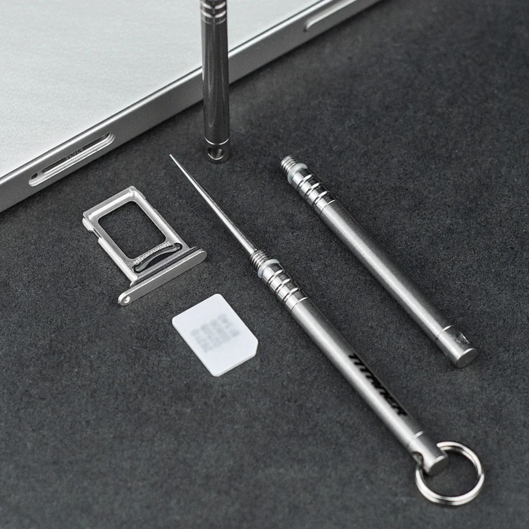 TITANER Titanium SIM Card Ejection Pin Edc Toothpick EDC Tools