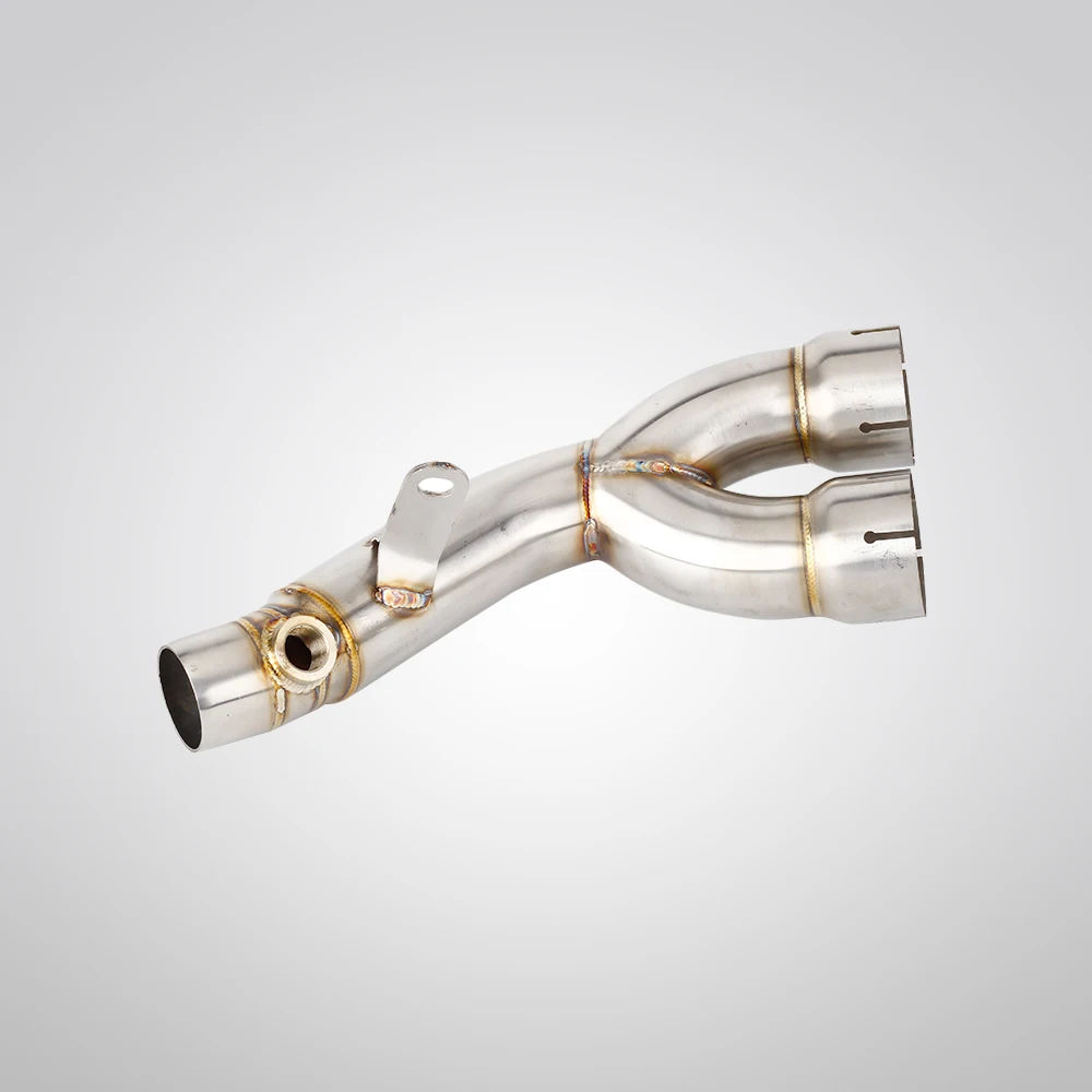 For Yamaha YZF R6 2006-2023 Motorcycle Exhausts Middle Link Pipes Slip-on 304 Stainless Steel