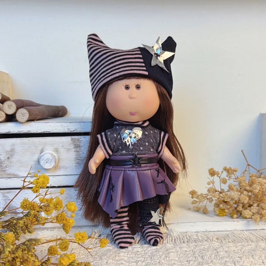 14cm Mini Potato Doll Clothes Only Clothing for Spanish Mia Doll Outfits Dress Overalls Jumpsuit Doll Accessories