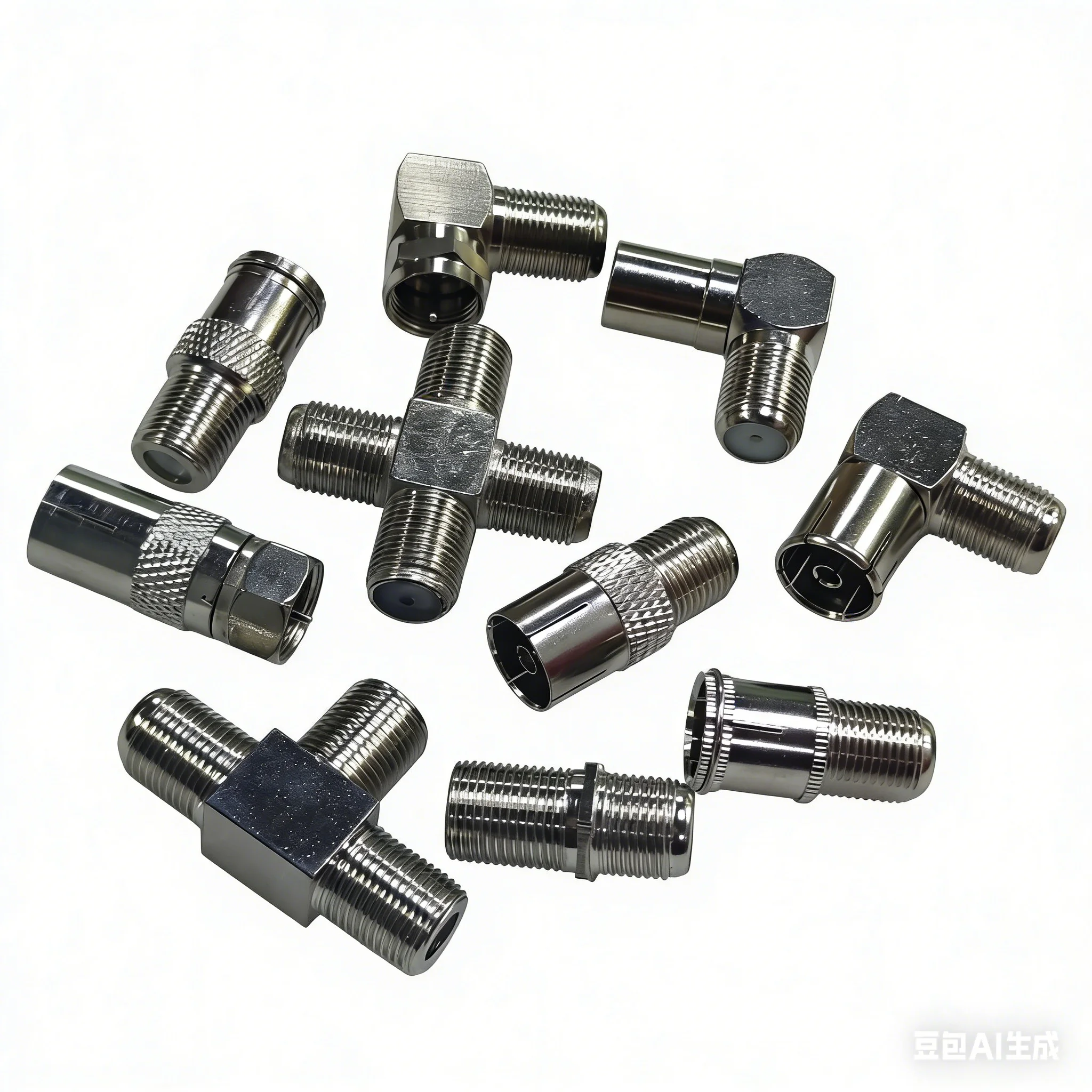 CATV TV Antenna F type Converter Connector Satellite TV Receiver Antenna Adapter 1Pcs