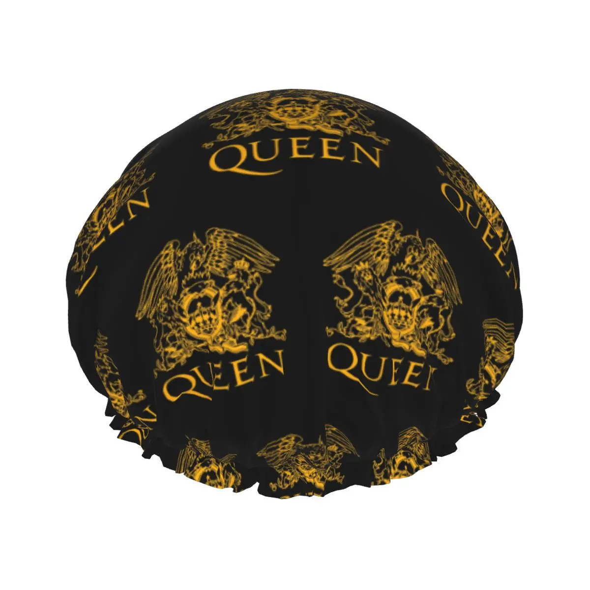 Freddie Mercury Queen Shower Cap Women Waterproof Double Layer Rock Band Bath Caps for Long Hair