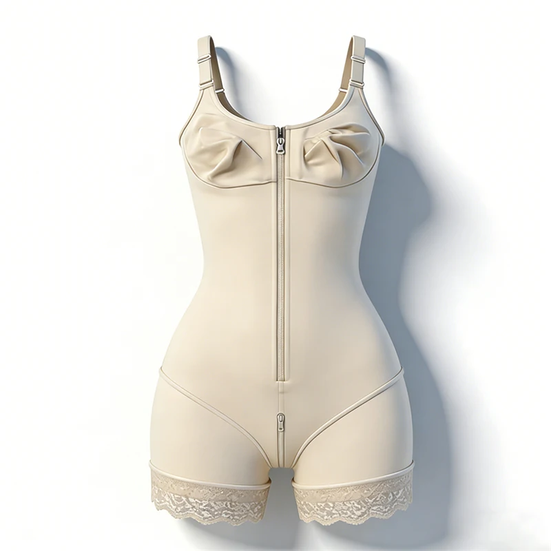 

Женский корректирующий пояс для живота и талии с эффектом подтяжки ягодиц, на молнии, послеродовой, корсет с двойной компрессией, колумбийский фахас