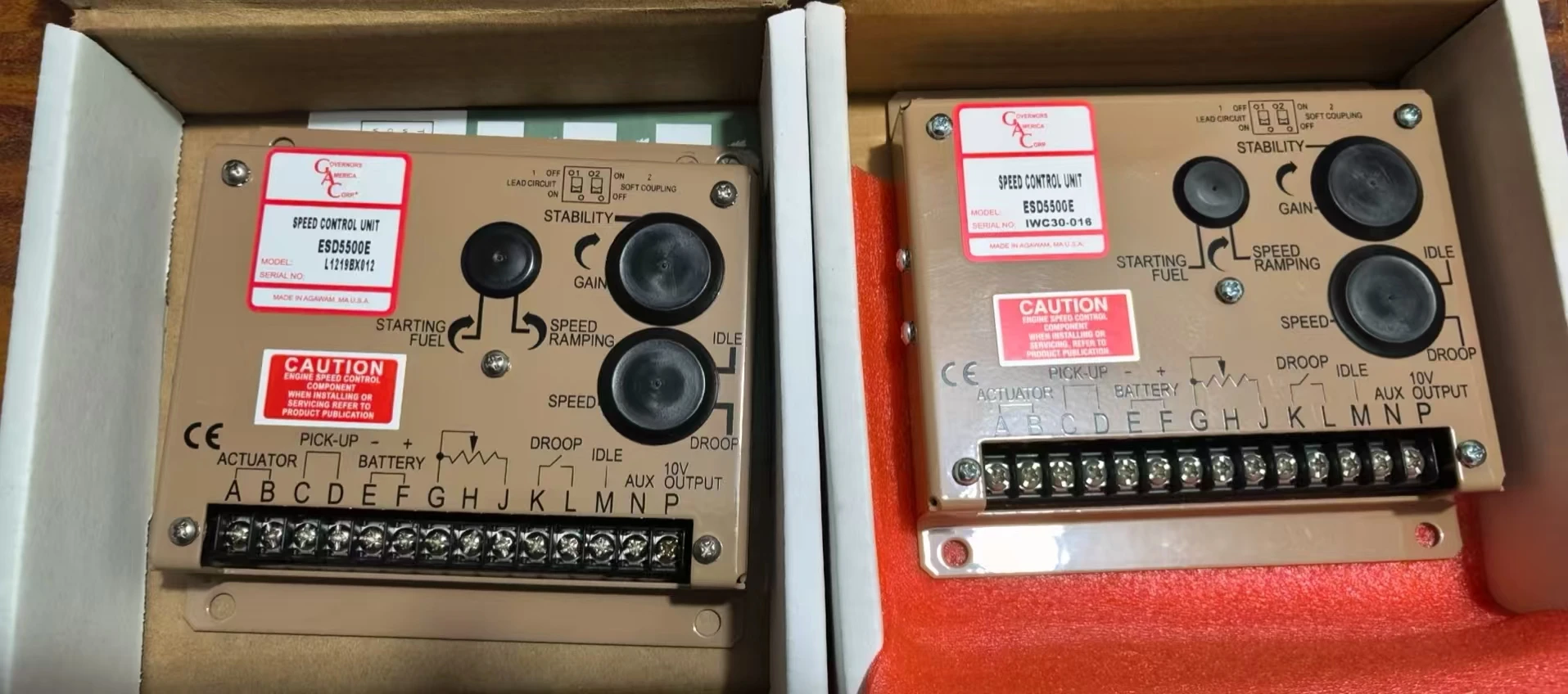GAC  Original ESD5500E  Electronic Governor  Diesel Engine Speed Controller Generator Speed Control Board