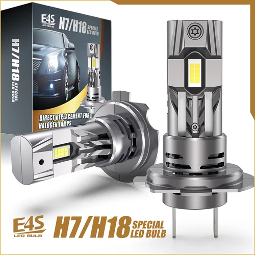 2 faros delanteros LED H7 Canbus sin errores 360 ° Bombillas de coche H18 12v 55w lámparas de diodo de alta potencia para BMW VW Passat Golf Audi Skoda Hyundai