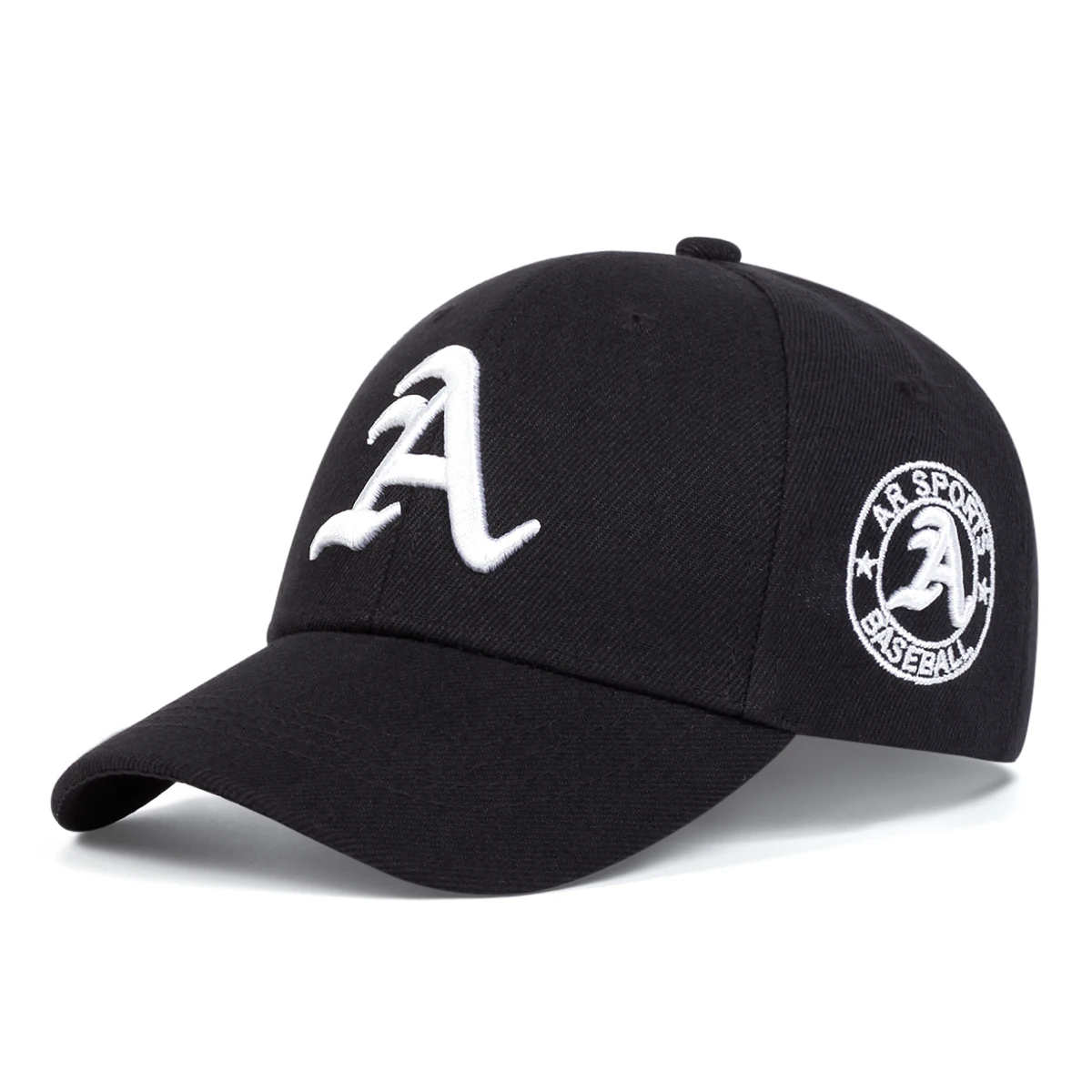 Children Gothic Letter A Embroidery Baseball Caps Spring Autumn Outdoor Adjustable Casual Hats Boy Girl Travel Sunscreen Hat