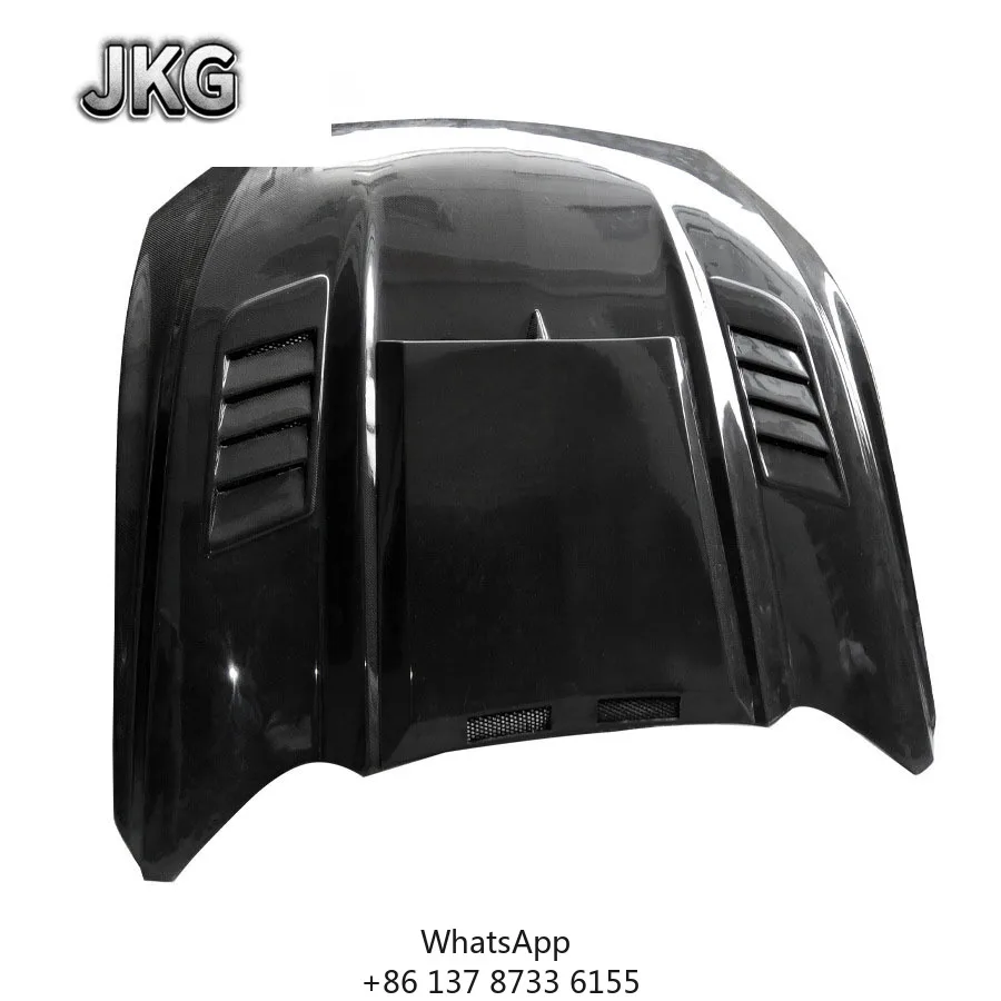 

Upgrade 15-17For Ford Mustang With Carbon Fiber Hood Body Kit Exterior Car Accessories