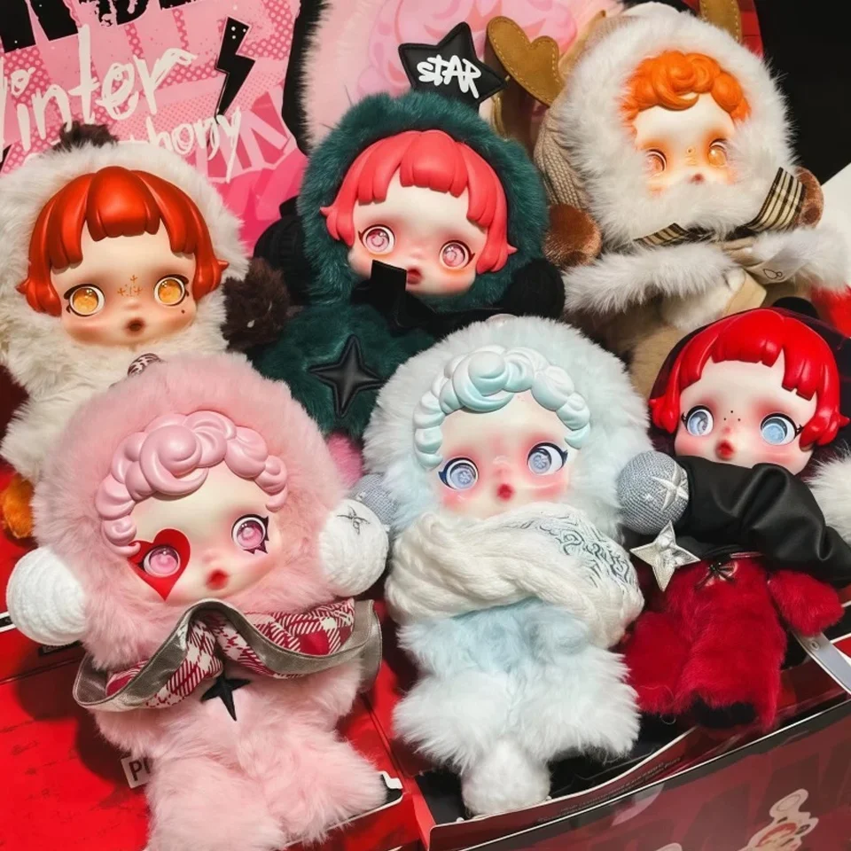 

New Genuine Skullpanda Winter Symphony Series Blind Box Vinyl Face Doll Cute Action Figure Backpack Pendant Christmas Gift
