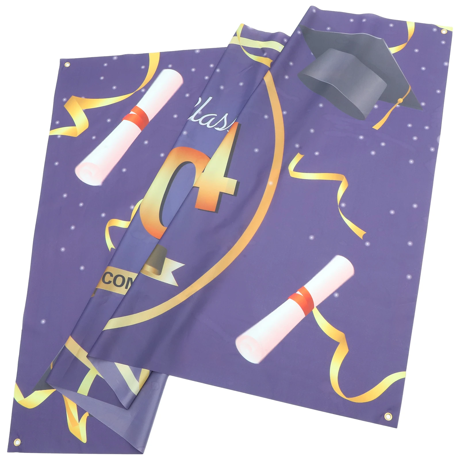 

Graduation Backdrop Backdrop Durable Polyester Banner Prop Polyester Grad Banner for Party Decoration Photo Studio Use