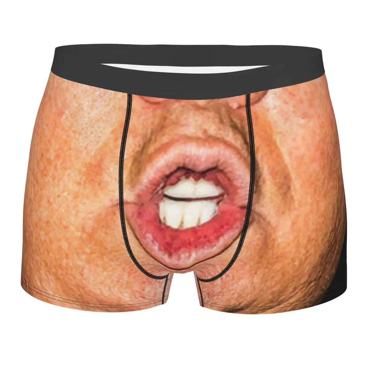 Men\'s Boxer Briefs Shorts Panties Donald Trump Polyester Underwear Male Novelty Plus Size Underpants