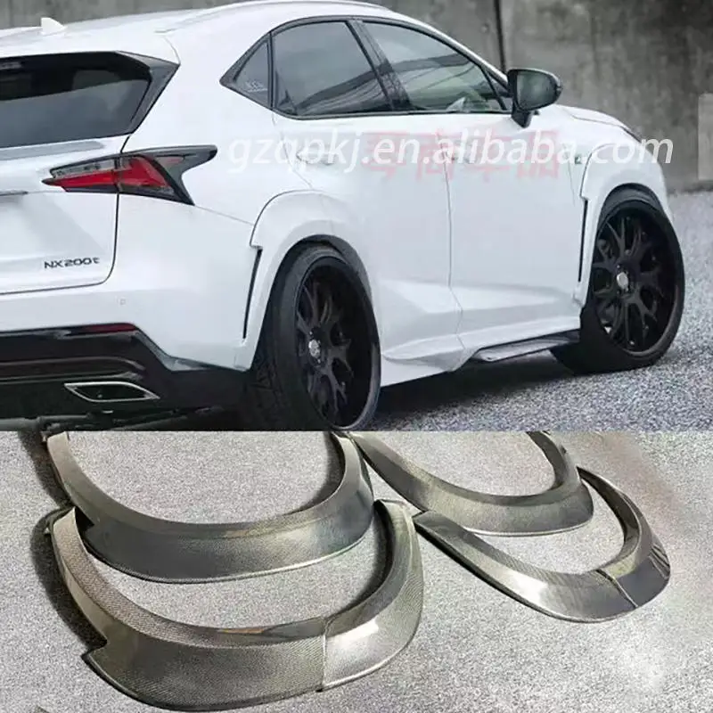 AIMGAIN version carbon fibre wide-body fender flares body kit for 2015-2020 lexus NX200/300