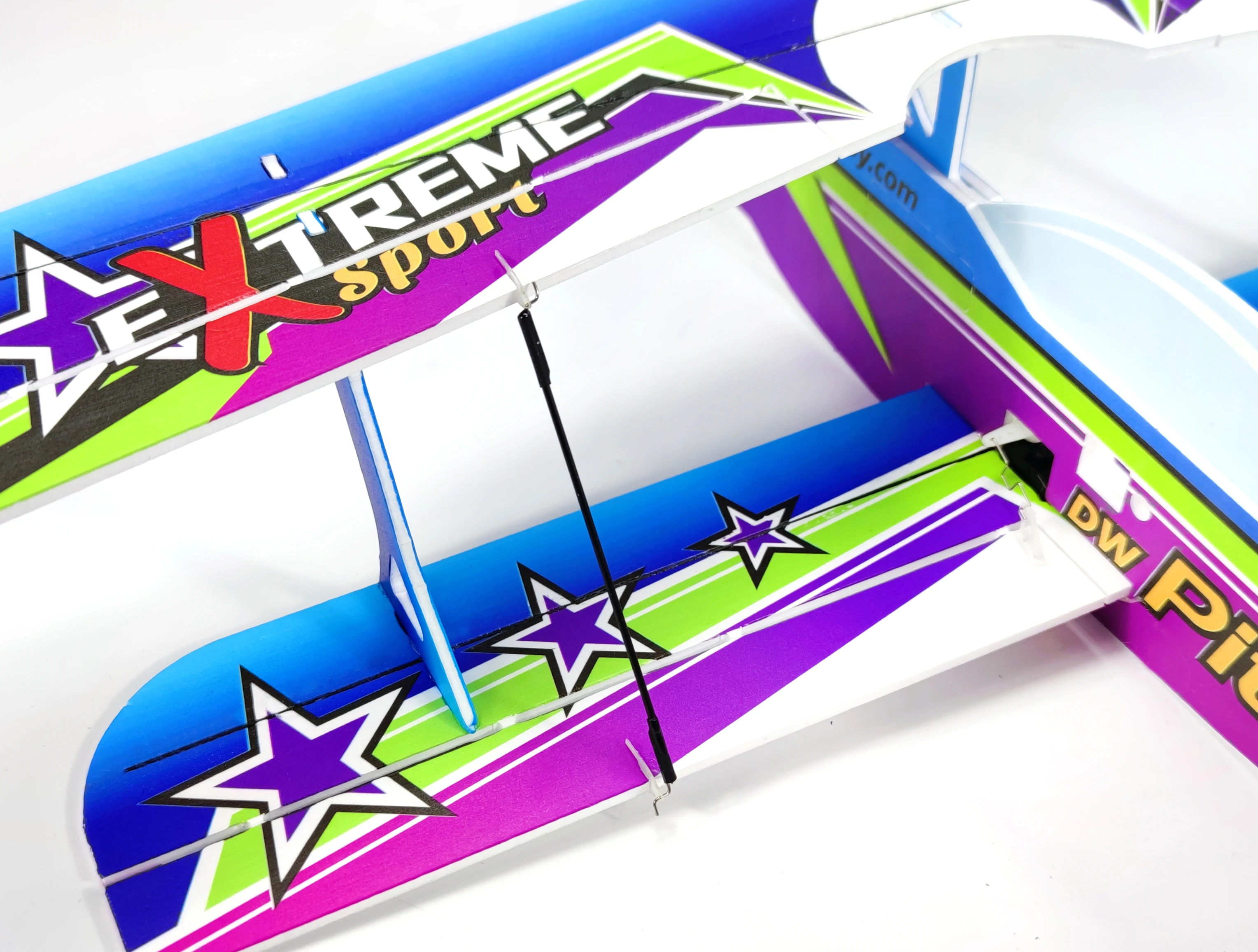 DW هواية 450 مللي متر حفرة PP RC طائرة رغوة صغيرة التحكم عن بعد لعبة الطائرة 4CH فرش السيارات عدة RC طائرة ثلاثية الأبعاد E30