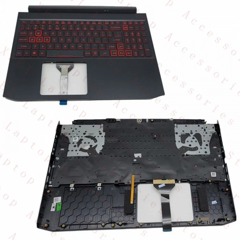 F Black Palmrest Backlit Keyboard For Acer Nitro 5 AN515-57 AN515-56 6B.QEXN2.001