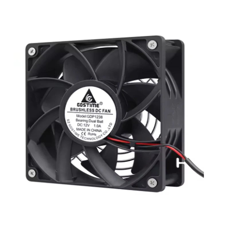 

120mm DC Fan 12V 1.0A GDP1238 12038 Server Cabinet Equipment Cooler