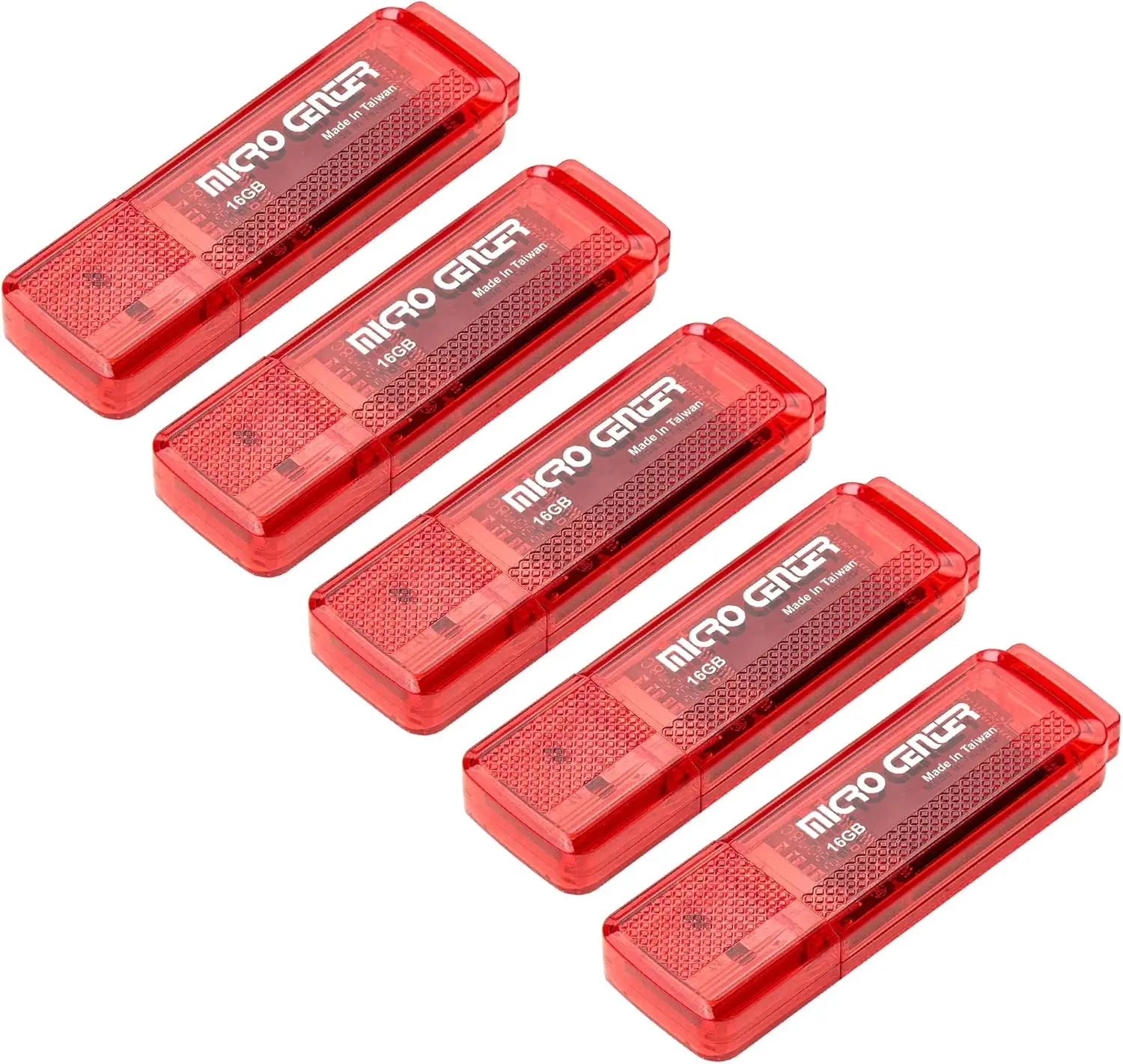 

Super Speed 5 Pack 16GB USB 3.0 Flash Drive Gum Size Memory Stick Thumb Drive Data Storage