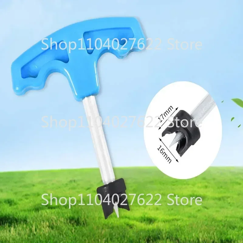 Hole Opener Tool, PE Pipe Bypass Hole Punch, Agricultural And Forestry Irrigation Manual Drill Bit, Green Irrigation Tool