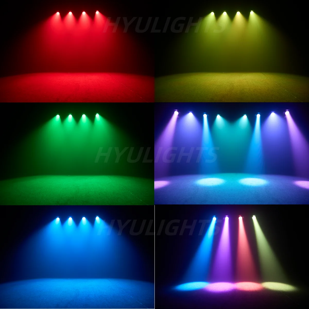 1/2 Stück LED Zoom Par-Scheinwerfer 200W COB 5-50 Grad Beam&Wash RGBW 4in1 Dimmbares Bühnenlicht DJ Stroboskop – Detail 11