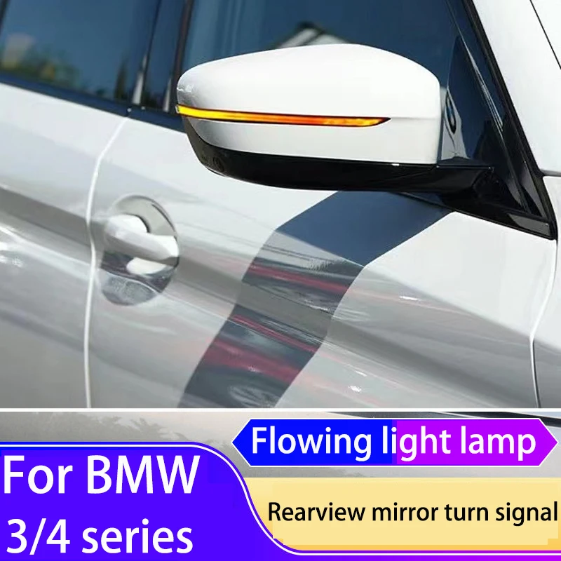 

Для BMW 2019-2023 года 3 серии 2021-2023 года 4 серии указатель поворота зеркала заднего вида пара автомобильных указателей поворота Замена аксессуаров