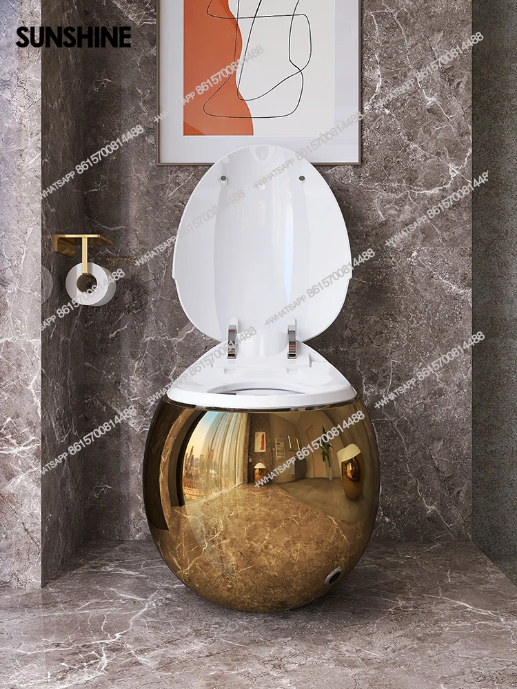 Intelligent toilet integrated voice intelligent control automatic flip siphon toilet