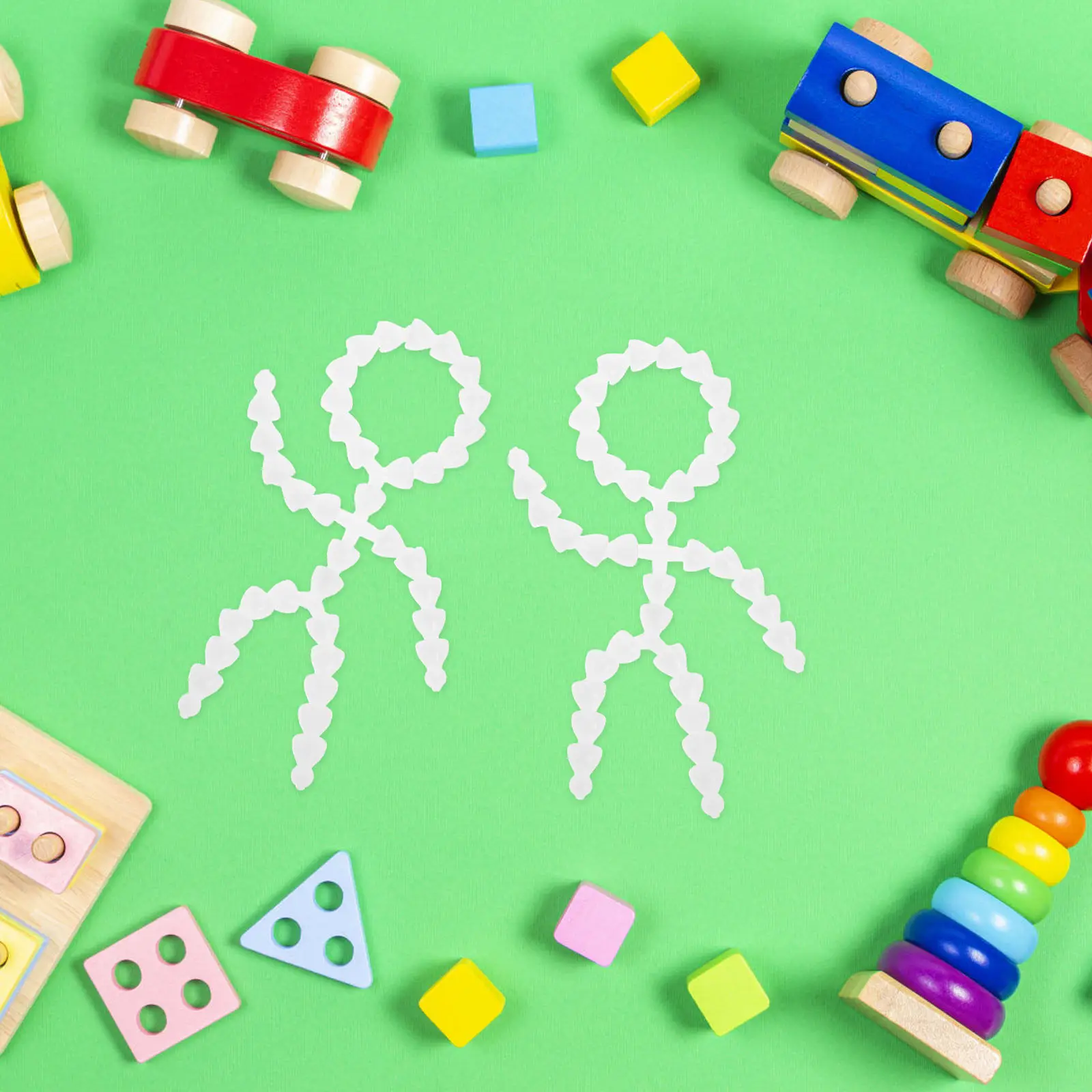 

5Pcs Realistic Joint with Poseable Plastic Joints for Creative Crafting -Touch Cotton Filled Display