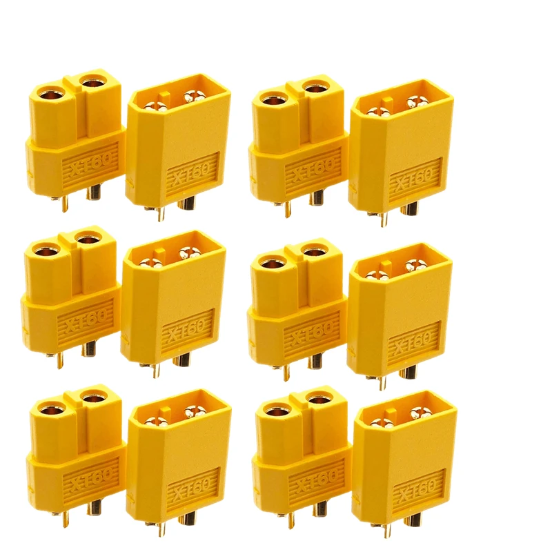 6/12Pcs Amass XT60 Kugel Stecker XT-60 Männlich Weiblich XT60 Stecker Für Lipo Batterie RC Heli Quad Drone auto Boote