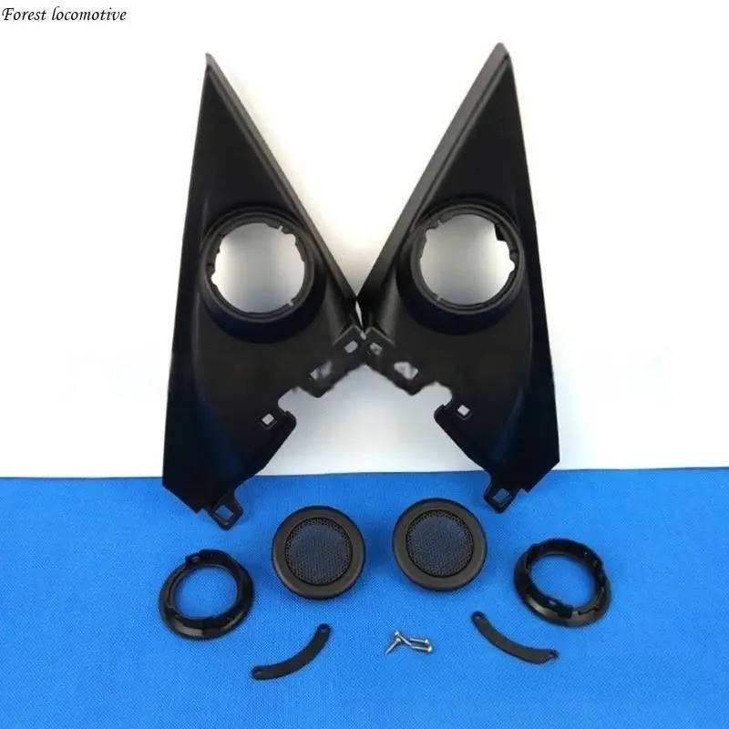 

Pair Of Door Speaker Cover Trim Protects & Enhances ABS Tweeter Speaker Cover Trim set for Automotive Application 32GB