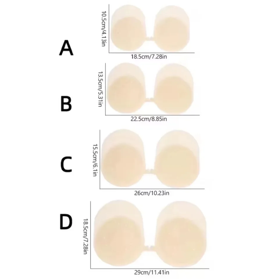 Invisible Thin Silicone Anti-Show Nipple Covers Reusable Anti-Sagging Breast Petals Strapless Bra Breast Patch ﻿ image 5