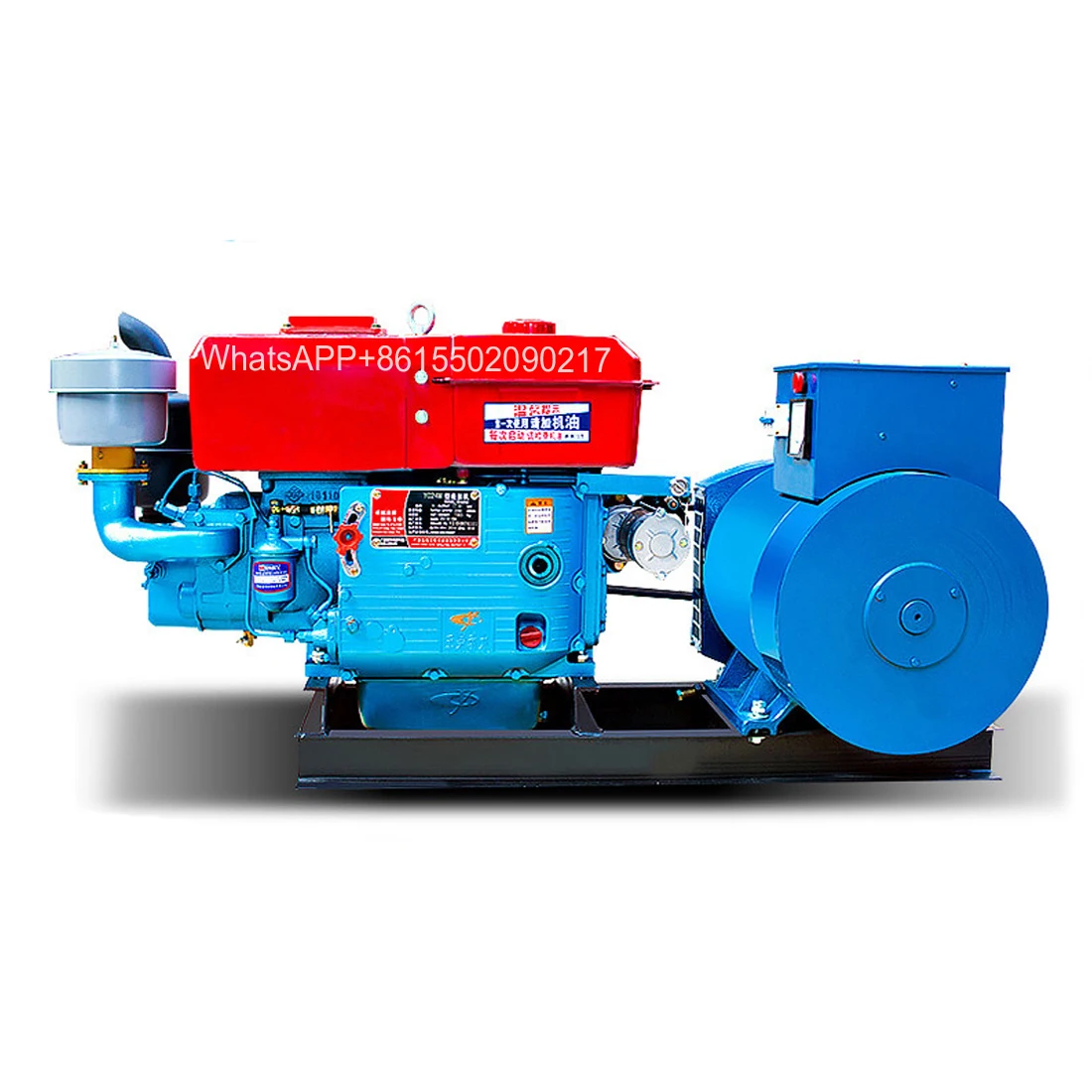 10/15/20KW kilowatt single cylinder diesel generator set household water cooled single phase three-phase electricity 380v220v